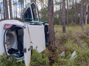 Mulher fica gravemente ferida após acidente de trânsito em Florianópolis