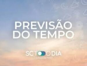 Segunda-feira de sol entre nuvens em SC