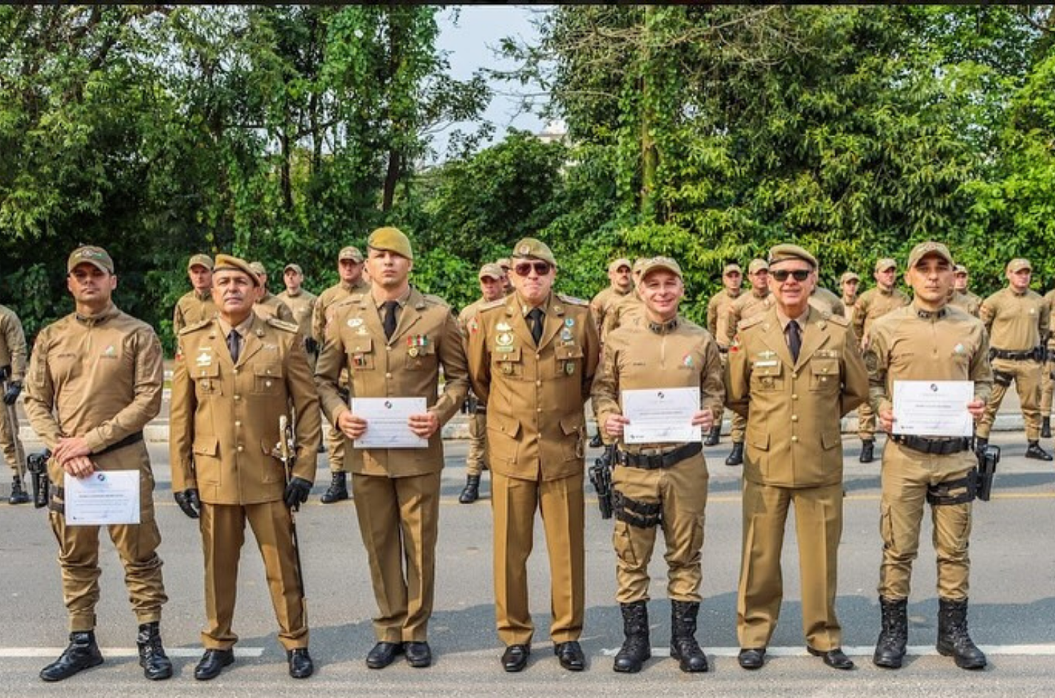 Solenidade marca aniversário do 8º Comando Regional da PM em Tubarão