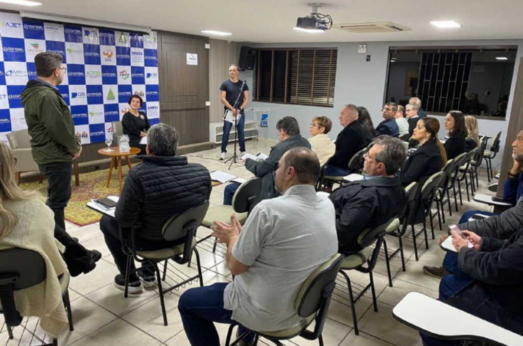 Segundo candidato a prefeito será recebido pelo Conset em Tubarão