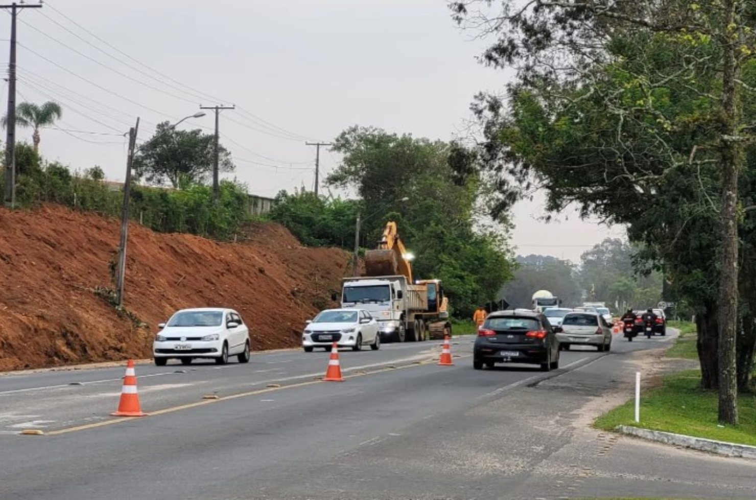 ‘Creio que não para mais’, diz coordenador sobre obras na SC-108