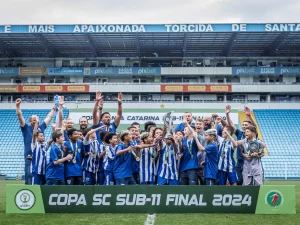 Avaí Sub-11 é tricampeão da Copa Santa Catarina