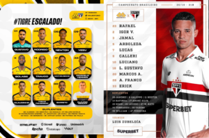 Criciúma e São Paulo tem escalações confirmadas