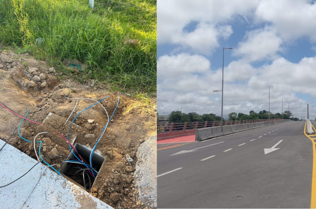 Nova ponte de Tubarão tem fiação furtada às vésperas de ser ativada