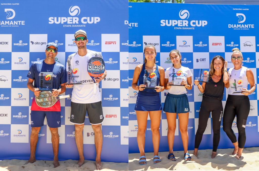 Favoritos conquistam o título da Super Cup Beach Tennis no Sul de SC