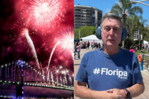 Prefeito Topázio confirma volta de fogos de artifício no Réveillon de Florianópolis