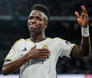 Vini Jr. se manifesta após perder a Bola de Ouro para o espanhol Rodri