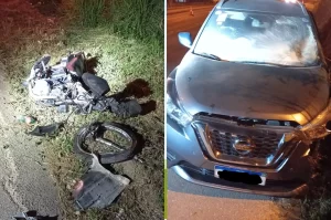 Acidente de trânsito deixa motociclista com graves ferimentos em Cocal