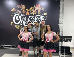 Aeroporto de Navegantes no clima da Oktoberfest