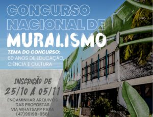 Artes nos muros da celebram os 60 anos da Univali
