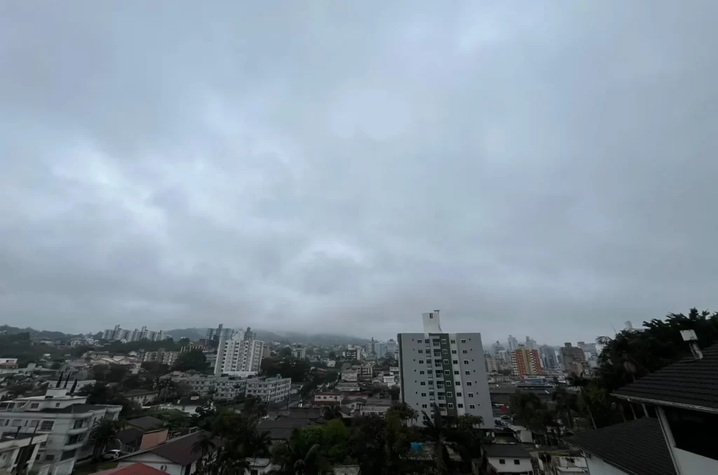 Criciúma terá quarta-feira de chuva e temperaturas amenas