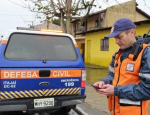 Defesa Civil de Itajaí em estado de alerta