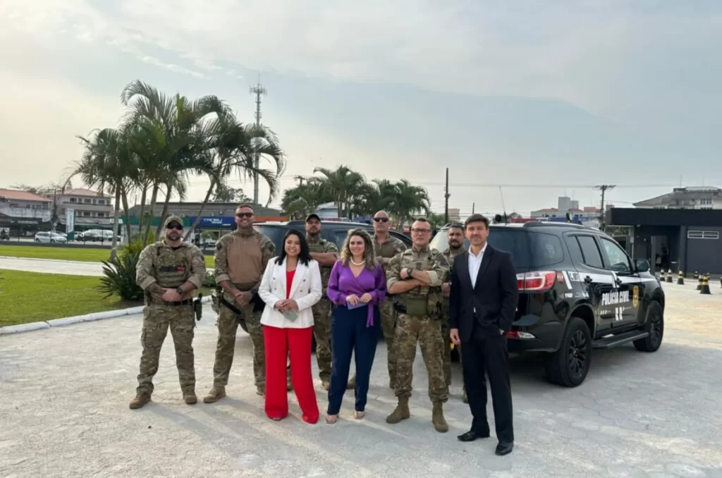Visita técnica da equipe do Fundo Nacional de Segurança Pública, da Senasp às forças de segurança de Santa Catarina