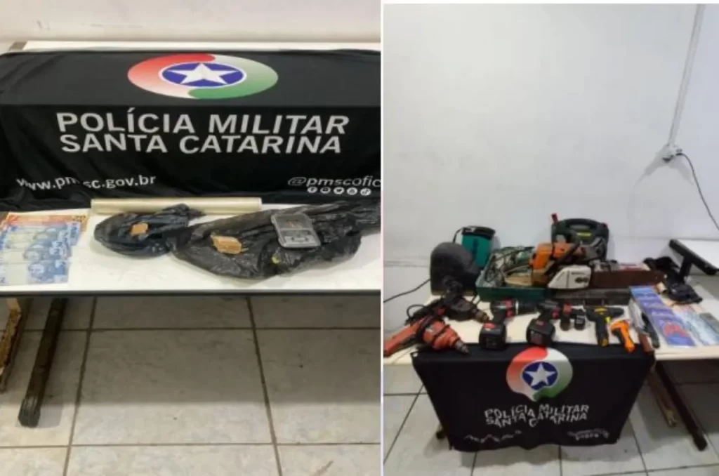 Dupla é presa por tráfico de drogas em Balneário Gaivota
