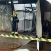 Incêndio controlado em estufa de fumo no bairro Linha Contessi, Turvo