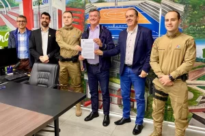 Governo de Criciúma e PM firmam convênio para segurança