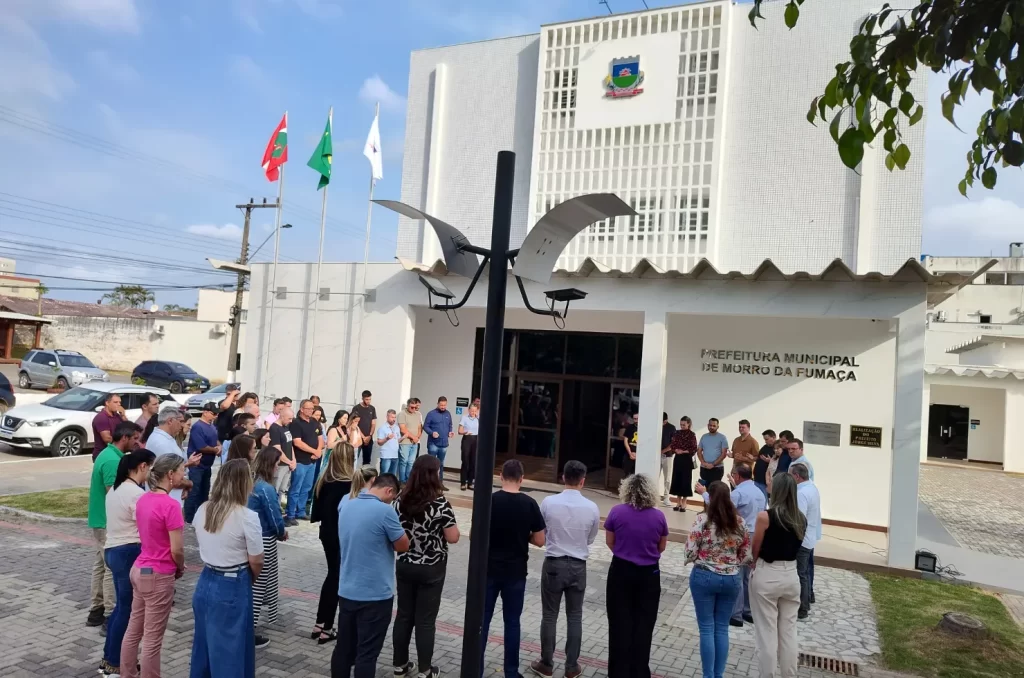 Paço municipal de Morro da Fumaça, foi entregue após reforma