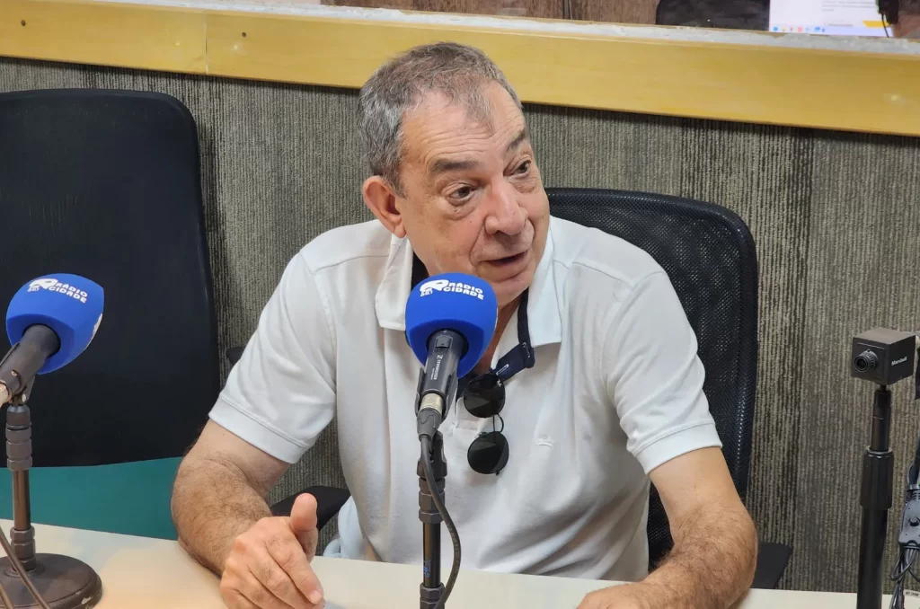 Mário Lima em entrevista à Rádio Cidade em Dia