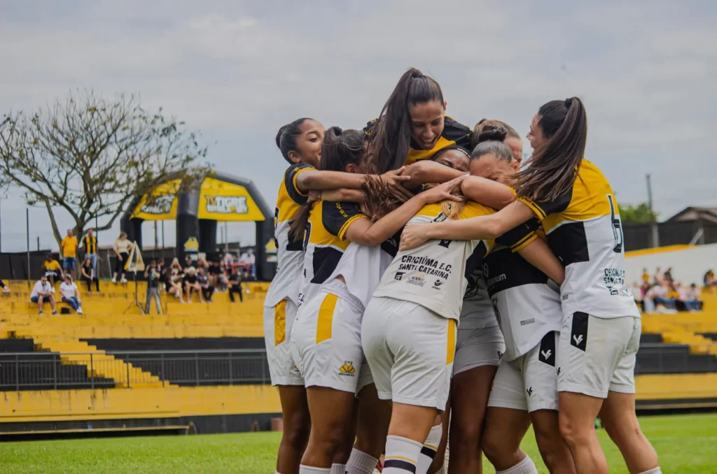 Vitória do Criciúma por 8 a 0 sobre a Tunense pelo Catarinense Feminino de 2024