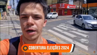 Movimento intenso nas ruas de Tubarão durante as eleições municipais de 2024