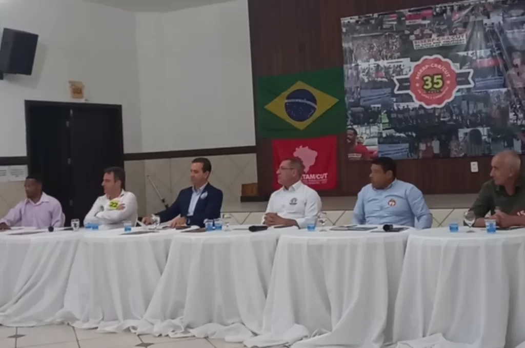 Reunião do Sindicato dos Servidores Públicos de Criciúma com candidatos a prefeito