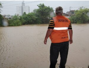 Situação decorrente das chuvas está controlada em Itajaí