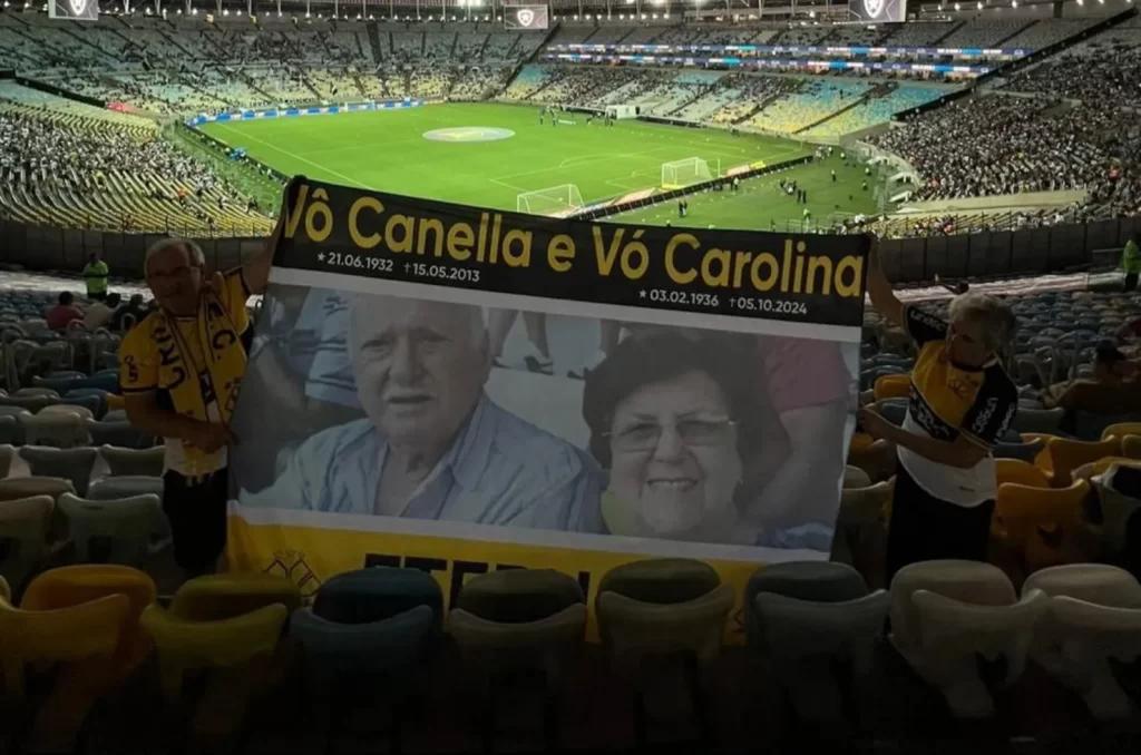Torcedor Pedro Paulo Canella durante a viagem ao Maracanã para o jogo entre Criciúma e Botafogo