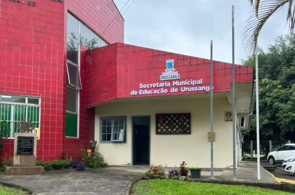 Imagem da sede da Secretaria Municipal de Educação de Urussanga