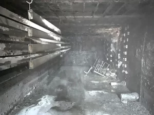Incêndio danifica empresa de pintura em Criciúma