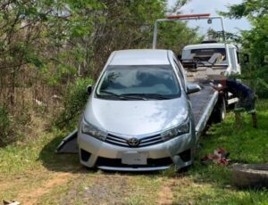 Automóvel roubado em ação criminosa violenta contra idoso é recuperado em Criciúma