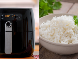 Como fazer arroz na air fryer