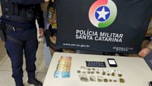 Homem é preso por tráfico drogas em Santa Catarina