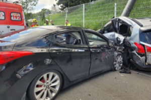 Grave colisão é registrada na SC-401