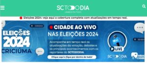 SCTodoDia destaca todos os detalhes das eleições na página inicial do portal