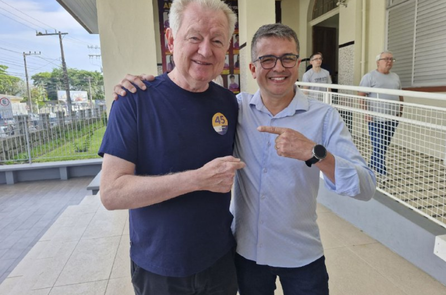 Carlos Stüpp cita "dia tranquilo" durante o voto em Tubarão