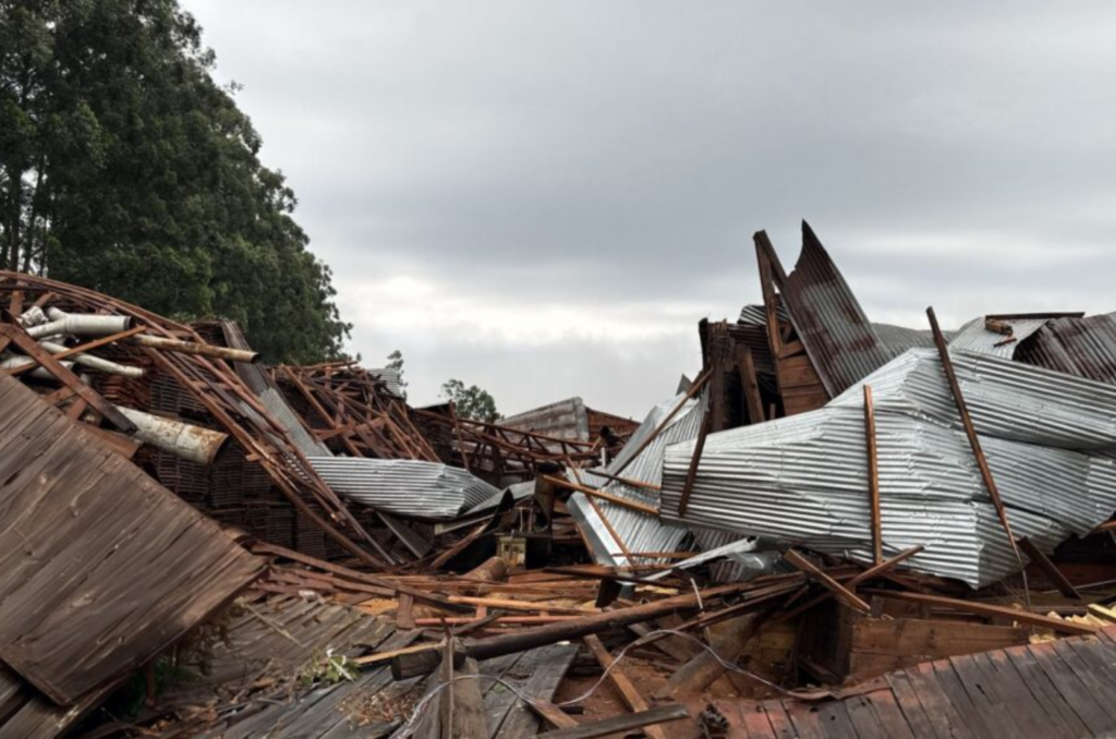 Frente fria provoca estragos em Santa Catarina com ventos de até 100 km/h