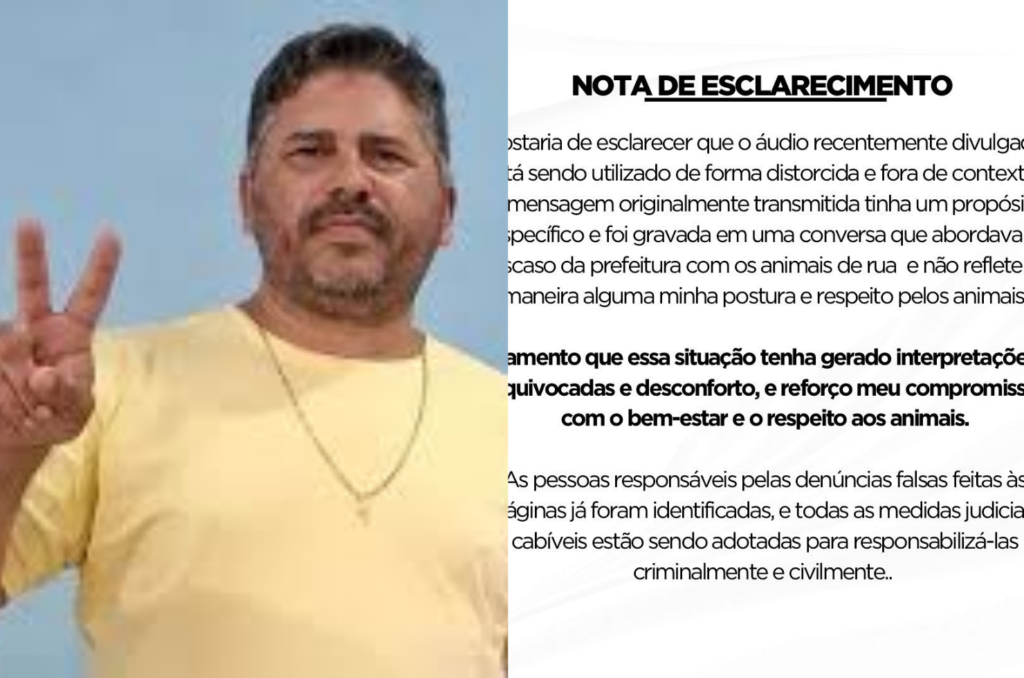 Após polêmica, vereador que sugeriu dar veneno cães emite posicionamento