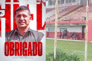 Treinador Eduardo Souza se despede do Hercílio Luz através das redes sociais