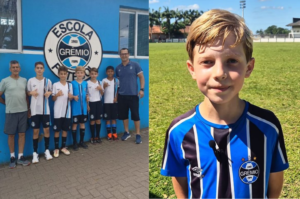 Jovens do Núcleo do Grêmio Tubarão fazem avaliação em Porto Alegre