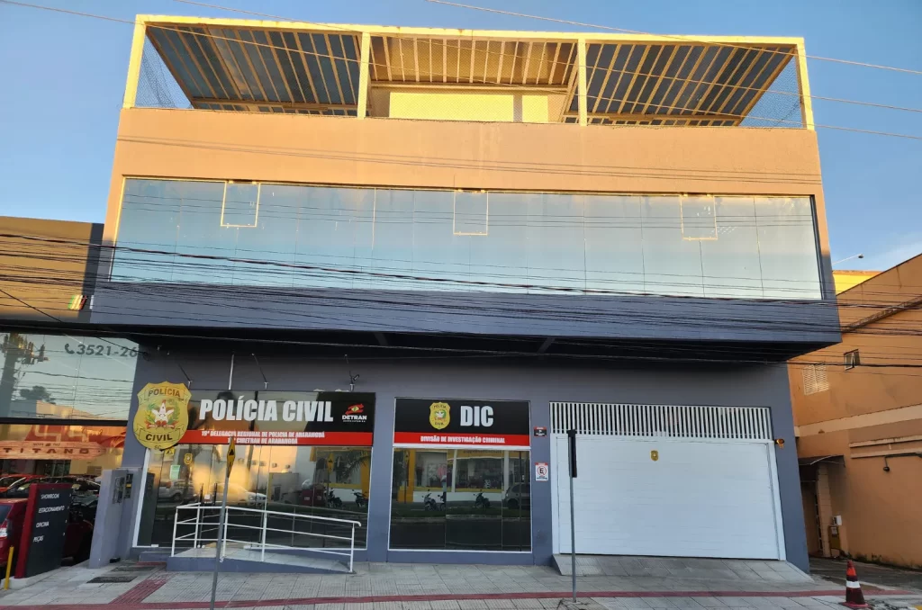 Sede da Divisão de Investigação Criminal (DIC), de Araranguá