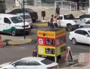 Vídeo: Servidor público de Forquilhinha é agredido enquanto trabalhava