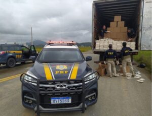 Apreensão de cocaína em Itajaí é a maior já feita pela PRF em SC