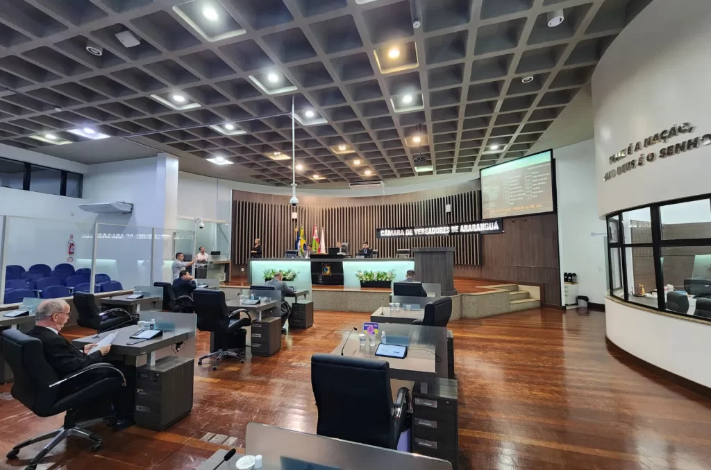 Plenário da Câmara de Vereadores de Araranguá