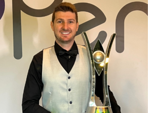 Atleta de Armazém é vice-campeão Brasileiro de Snooker