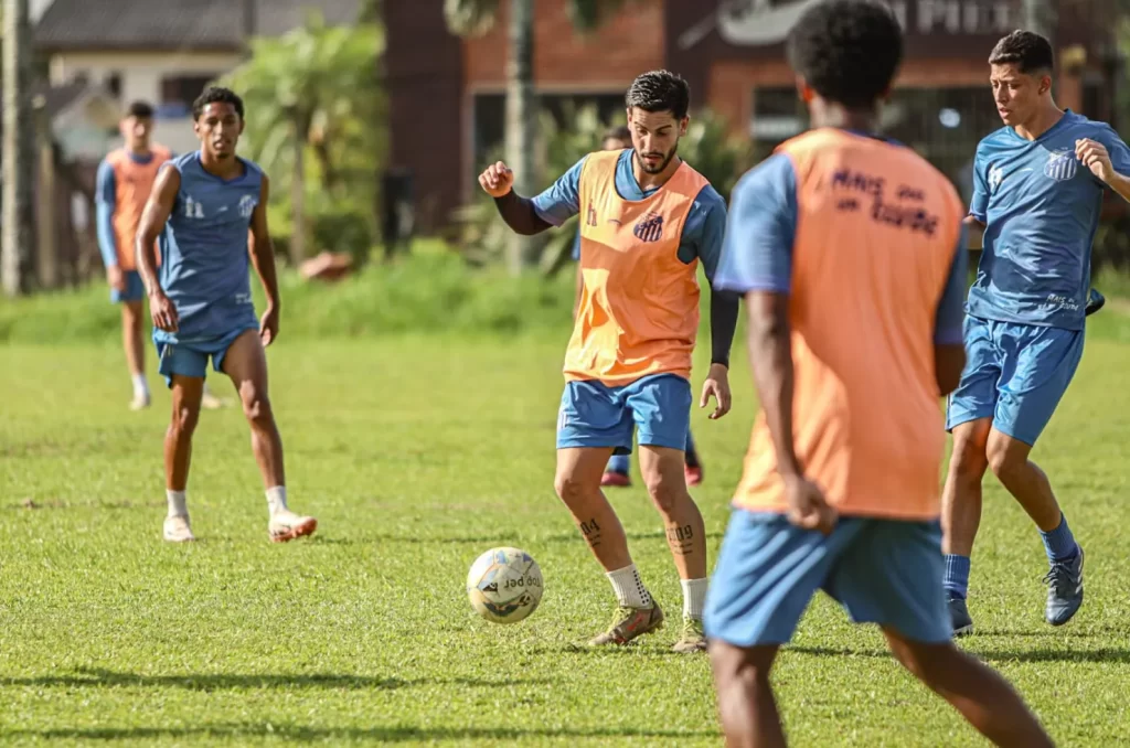 Treino do Caravaggio em preparação para a final da Copa SC Sub-21