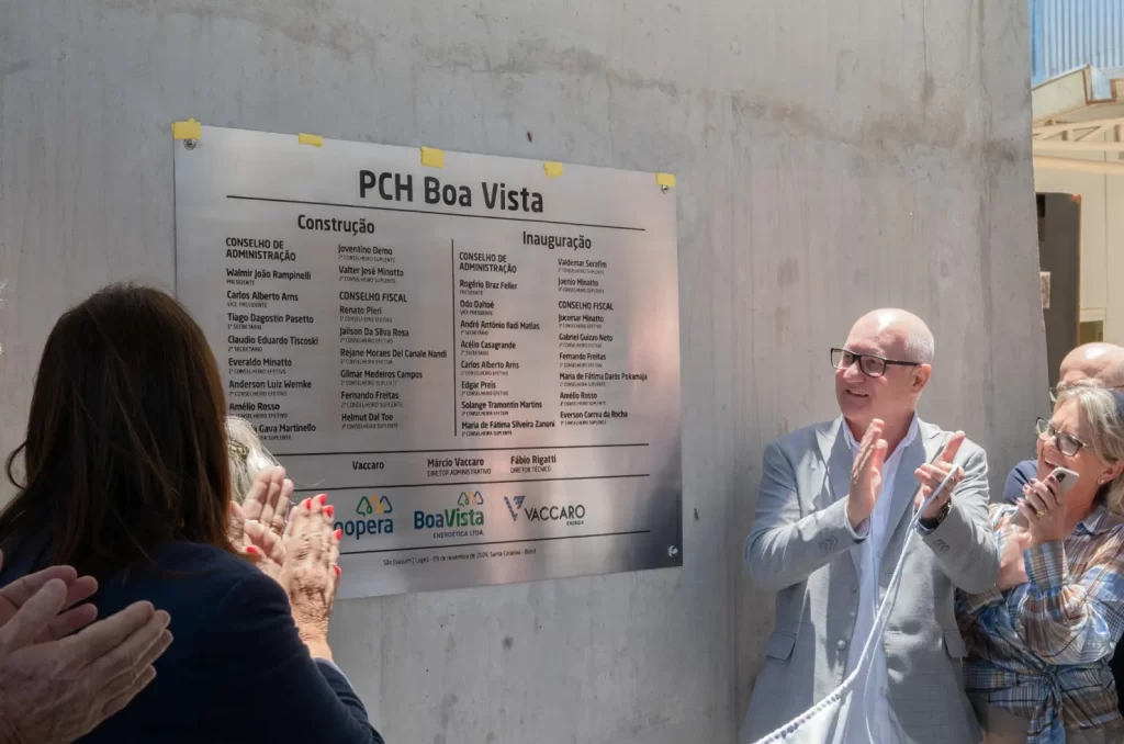 PCH Boa Vista, inaugrada entre São Joaquim e Lages, pela Coopera