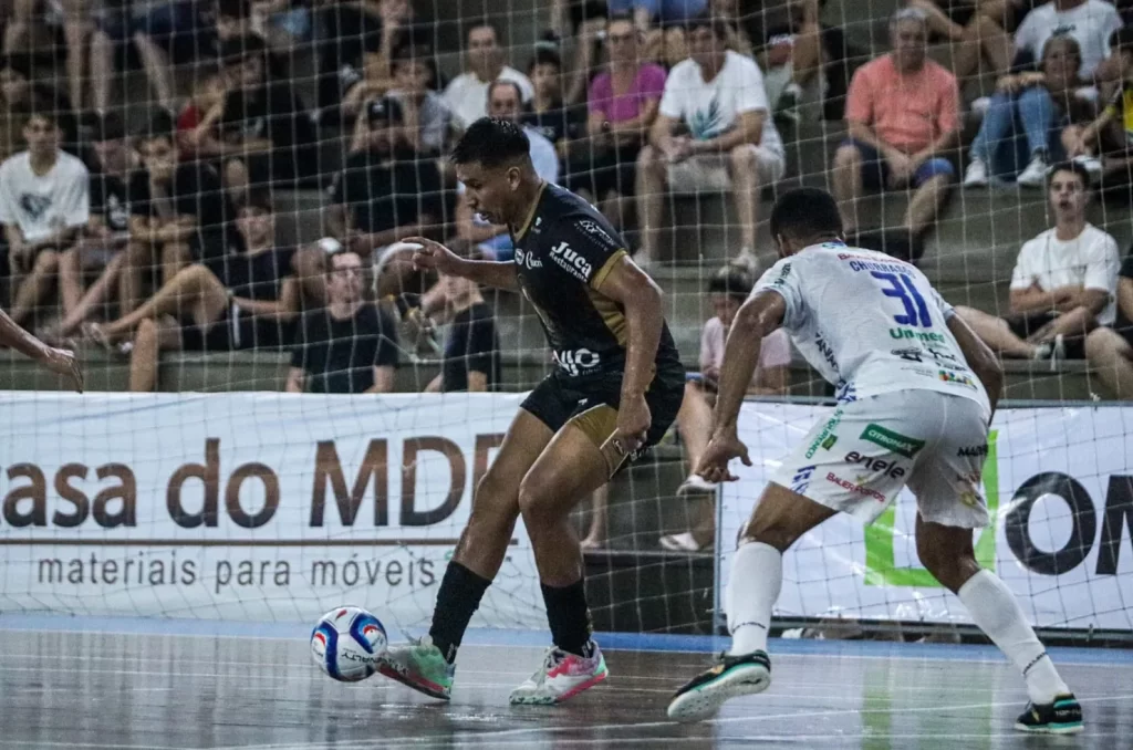 Criciúma Futsal disputando uma partida da Série Ouro do Catarinense