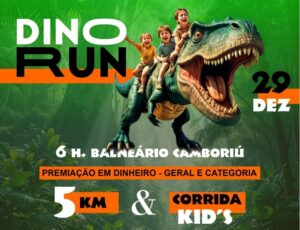 DinoRun encerra o ano em grande estilo em Balneário Camboriú