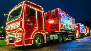 Caravana Iluminada da Coca-Cola encanta São José nesta quinta