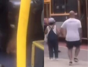 Vídeo: Homem invade ônibus escolar em Balneário Camboriú